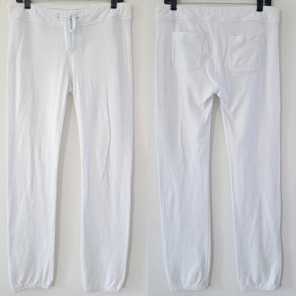 JAMES PERSE Genie Sweat Pants In White S.